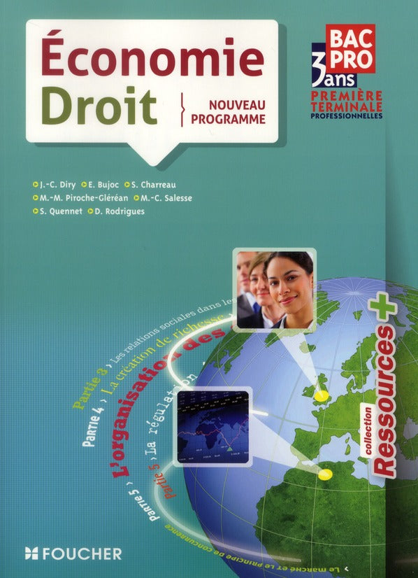 économie-droit ; 1ère terminale BEP (édition 2011)