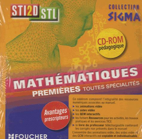 SIGMA : mathématiques ; 1re Bac STI2D/STL