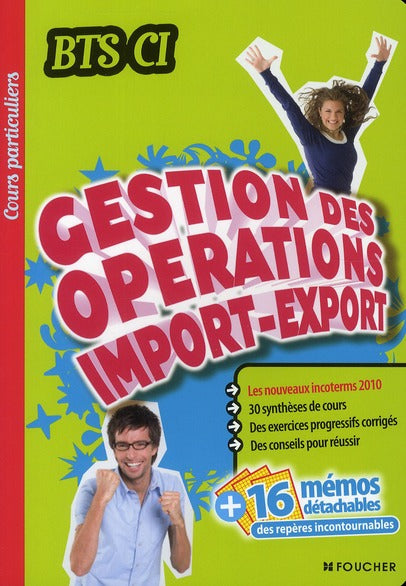 COURS PARTICULIERS : gestion des opérations import-export ; BTS CI