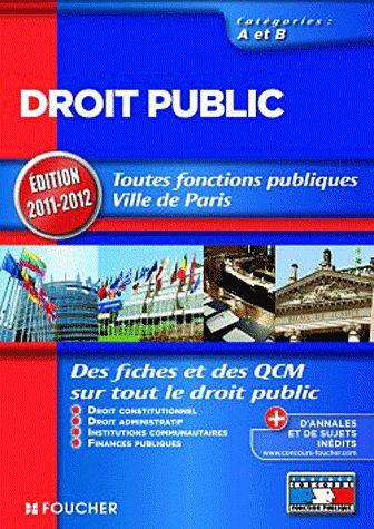 Droit public ; catégories A et B (édition 2011/2012)