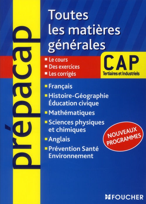 PrépaCAP : toute la prépa CAP ; matières générales