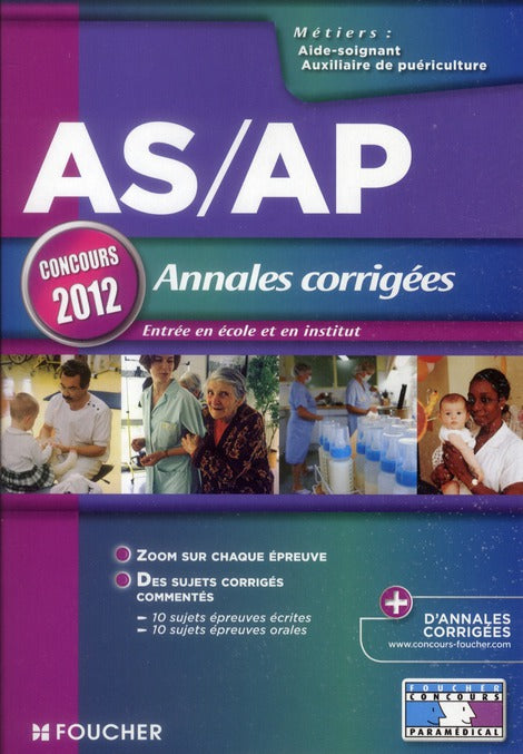AS/AP ; annales corrigées ; concours 2012