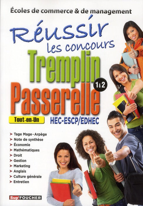 Réussir les concours tremplin, passerelle 1 et 2