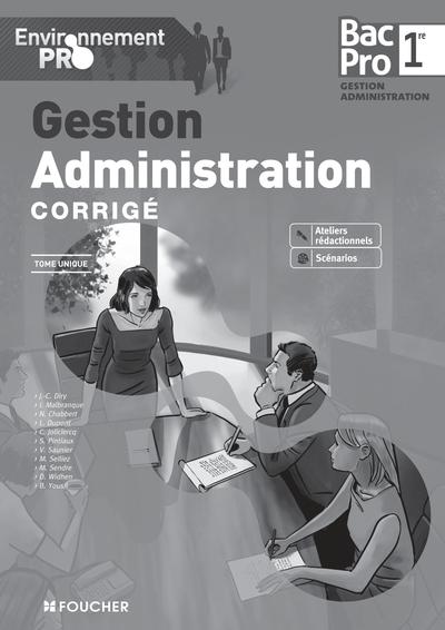 Environnement pro gestion administration 1re bac pro corrige
