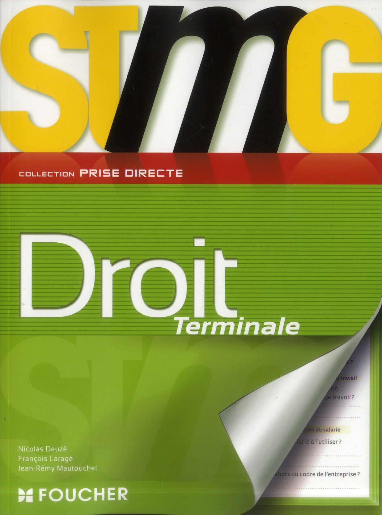 Prise directe : droit ; terminale STMG