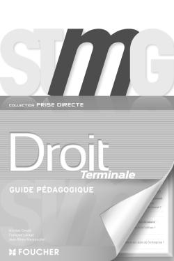 Prise directe droit tle bac stmg g.p