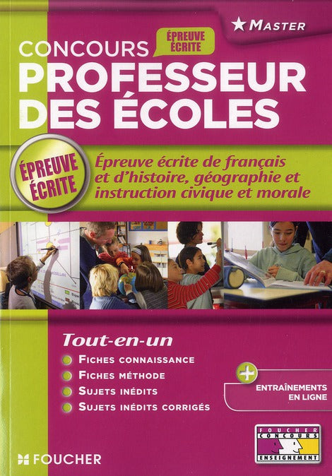 épreuve écrite de français, d'histoire-géographie et instruction civique et morale ; concours 2012