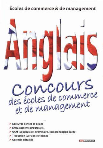 Anglais ; concours des écoles de commerce et de management