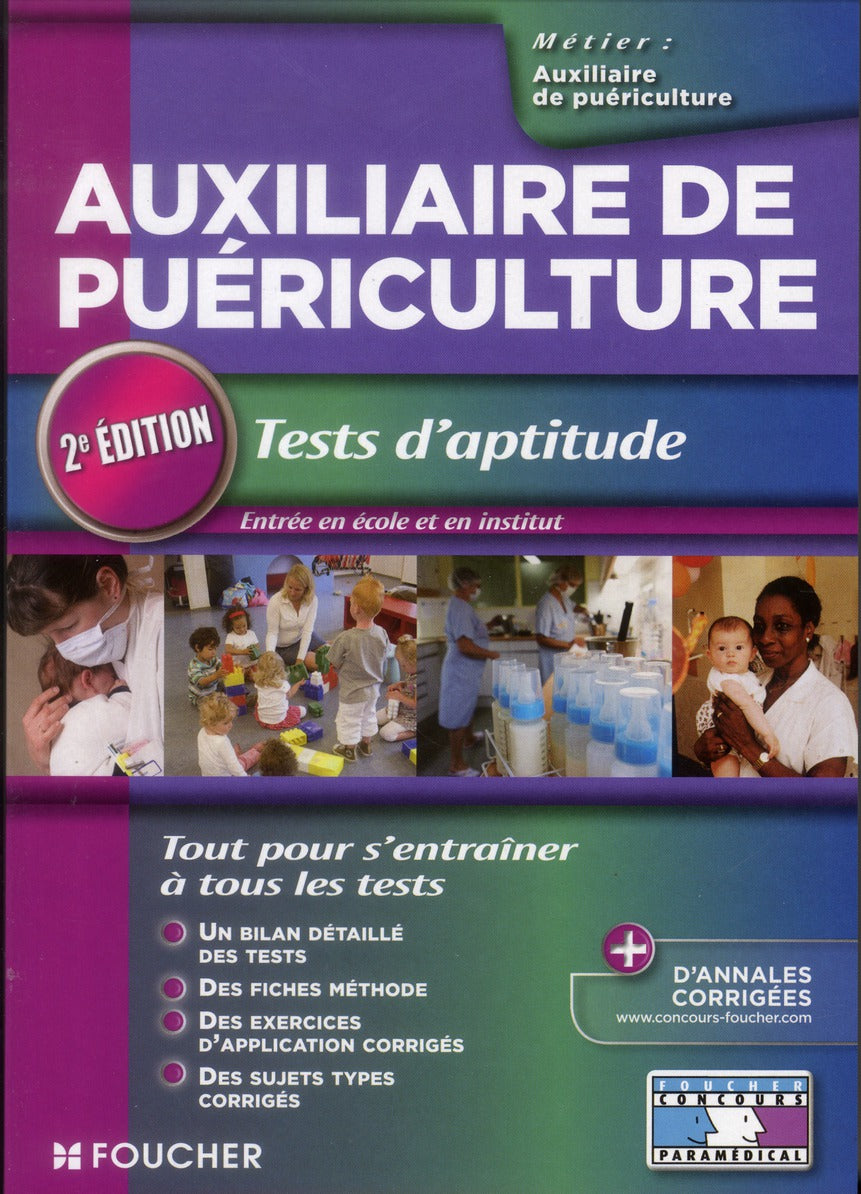 PASS'FOUCHER : auxiliaire de puériculture ; tests d'aptitude (2e édition)