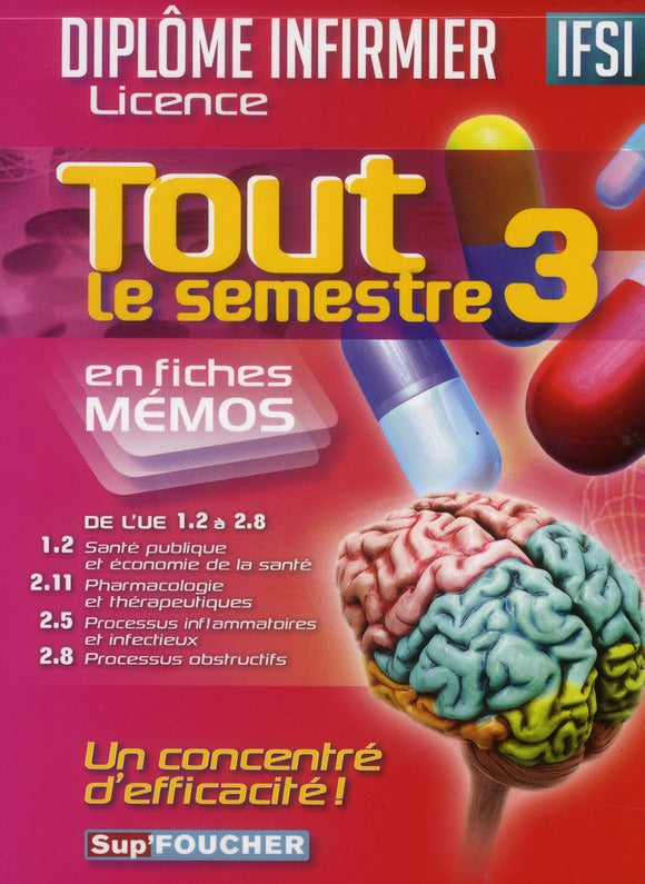 Diplôme infirmier ; DEI ; tout le semestre 3