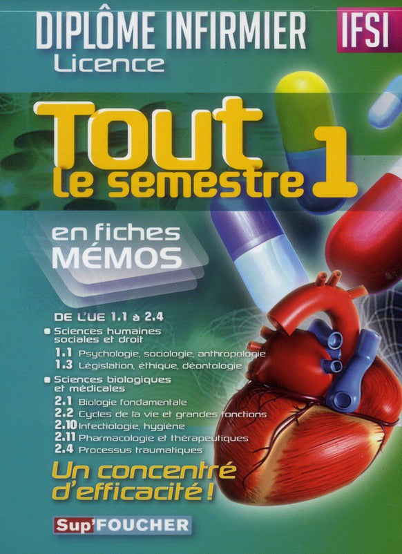 Diplôme infirmier ; DEI ; tout le semestre 1