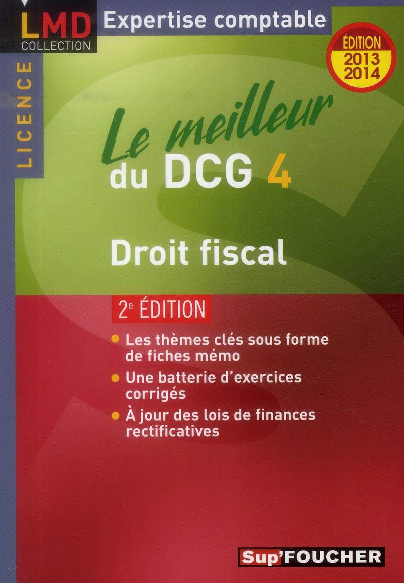 Le meilleur du DCG 4 ; droit fiscal (2e édition)