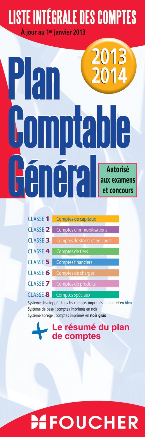 Plan comptable général (édition 2013/2014)