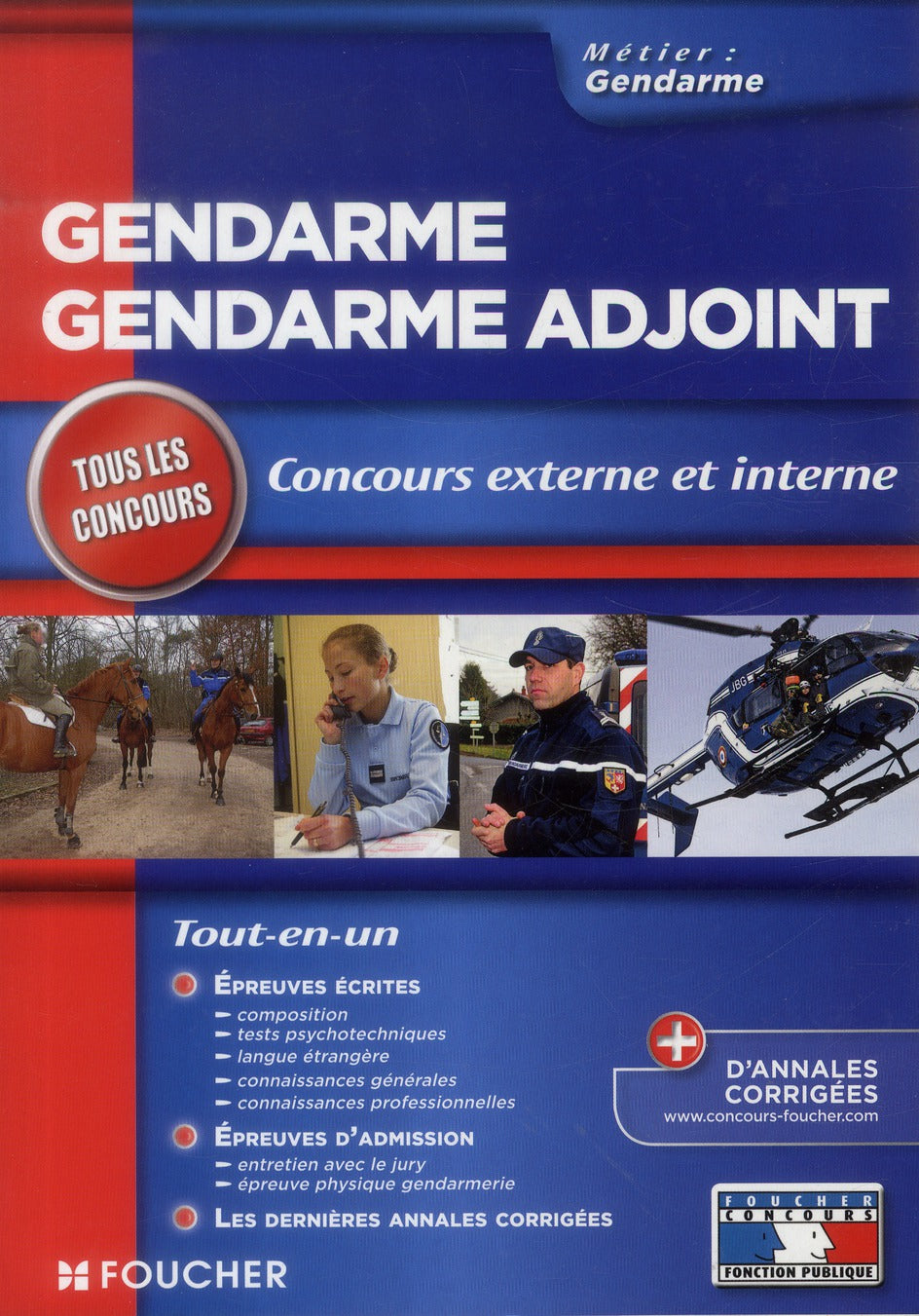 Gendarme/gendarme adjoint ; concours externe et interne