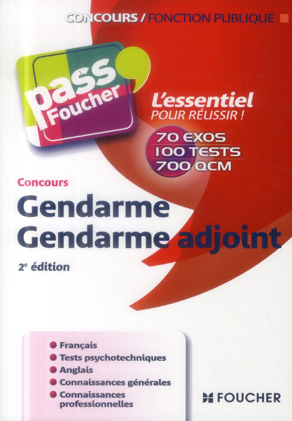 PASS'FOUCHER Tome 8 : gendarme/gendarme adjoint (édition 2014/2015)