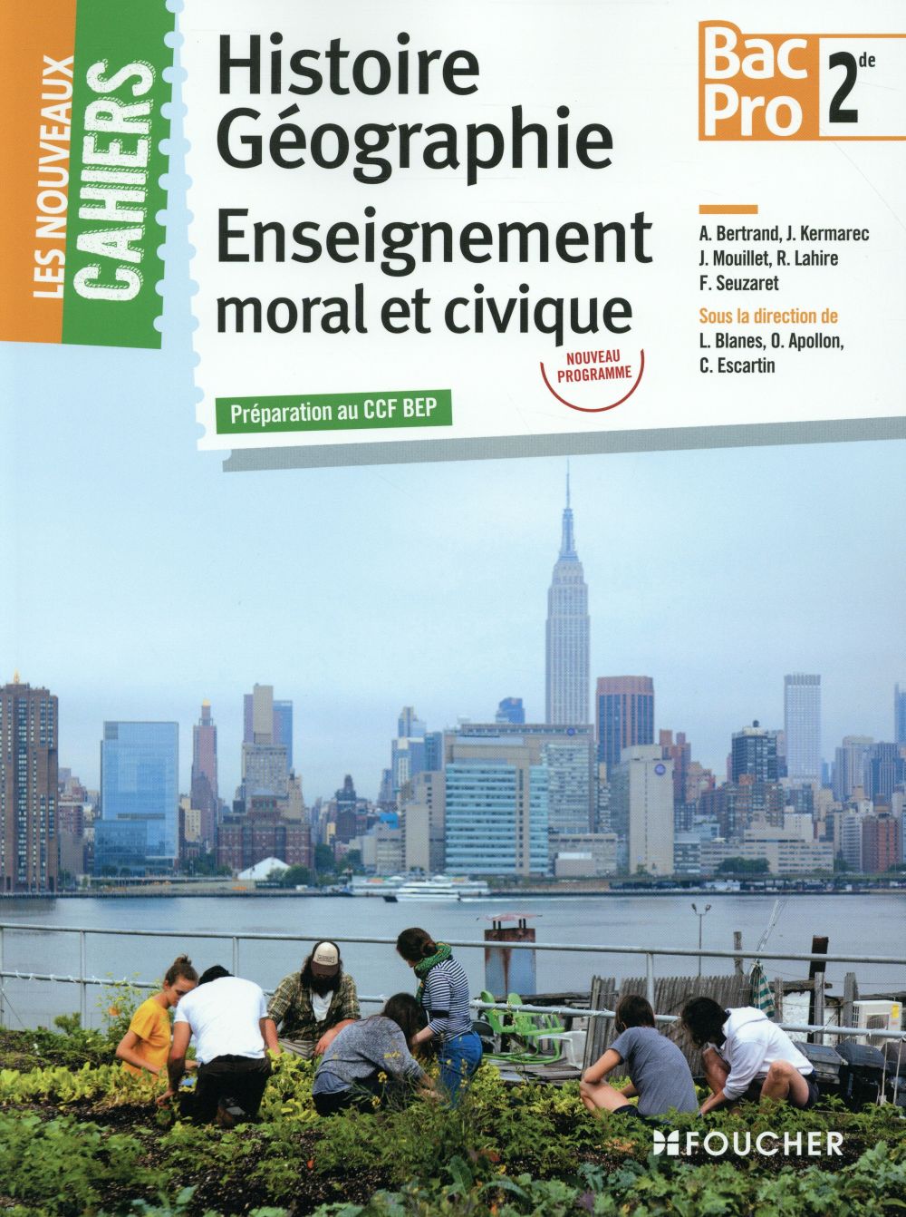 Les nouveaux cahiers : histoire-géographie ; emc ; 2nde bac pro