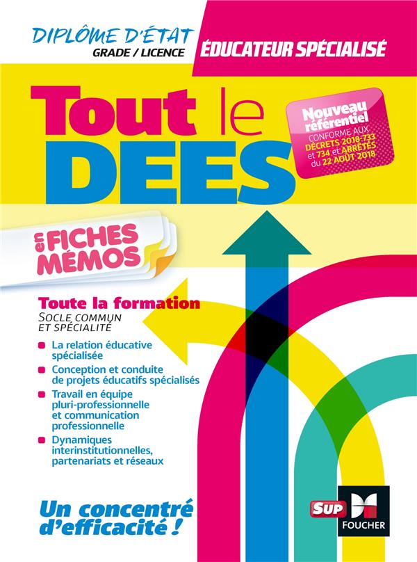 Tout le DEES en fiches mémos ; diplôme d'état éducateur spécialisé