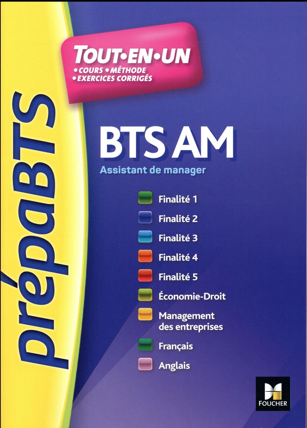 PREPABTS : toutes les matières ; BTS assistant manager