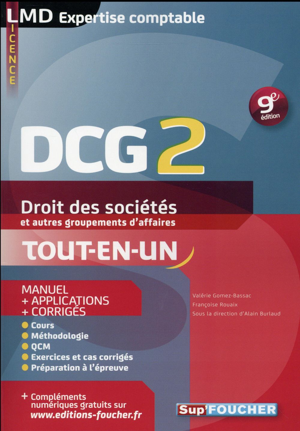 DCG 2 ; droit des sociétés et autres groupements d'affaires ; manuel et applications (9e édition)