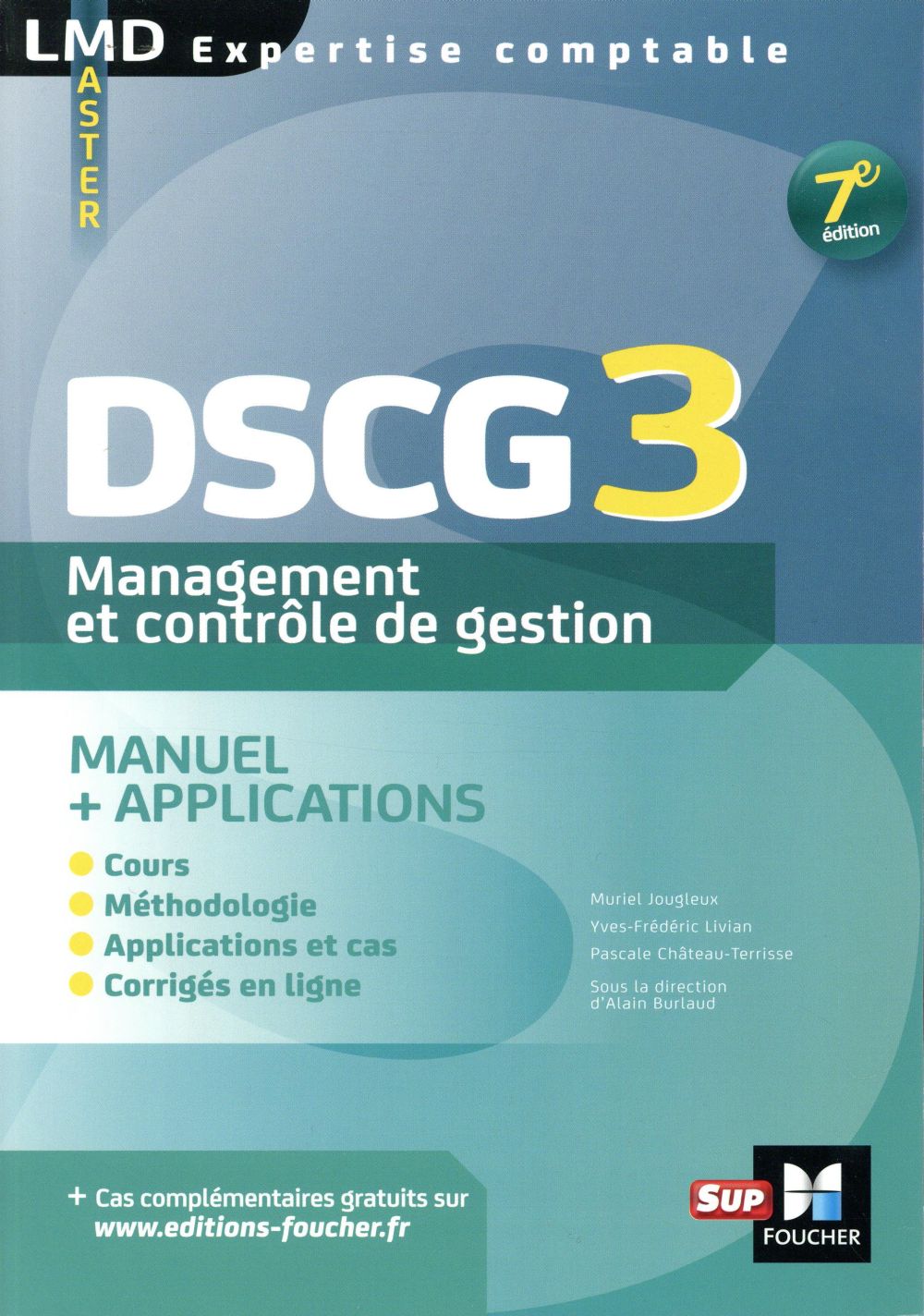 DSCG 3 management et contrôle de gestion manuel et applications (7e édition)