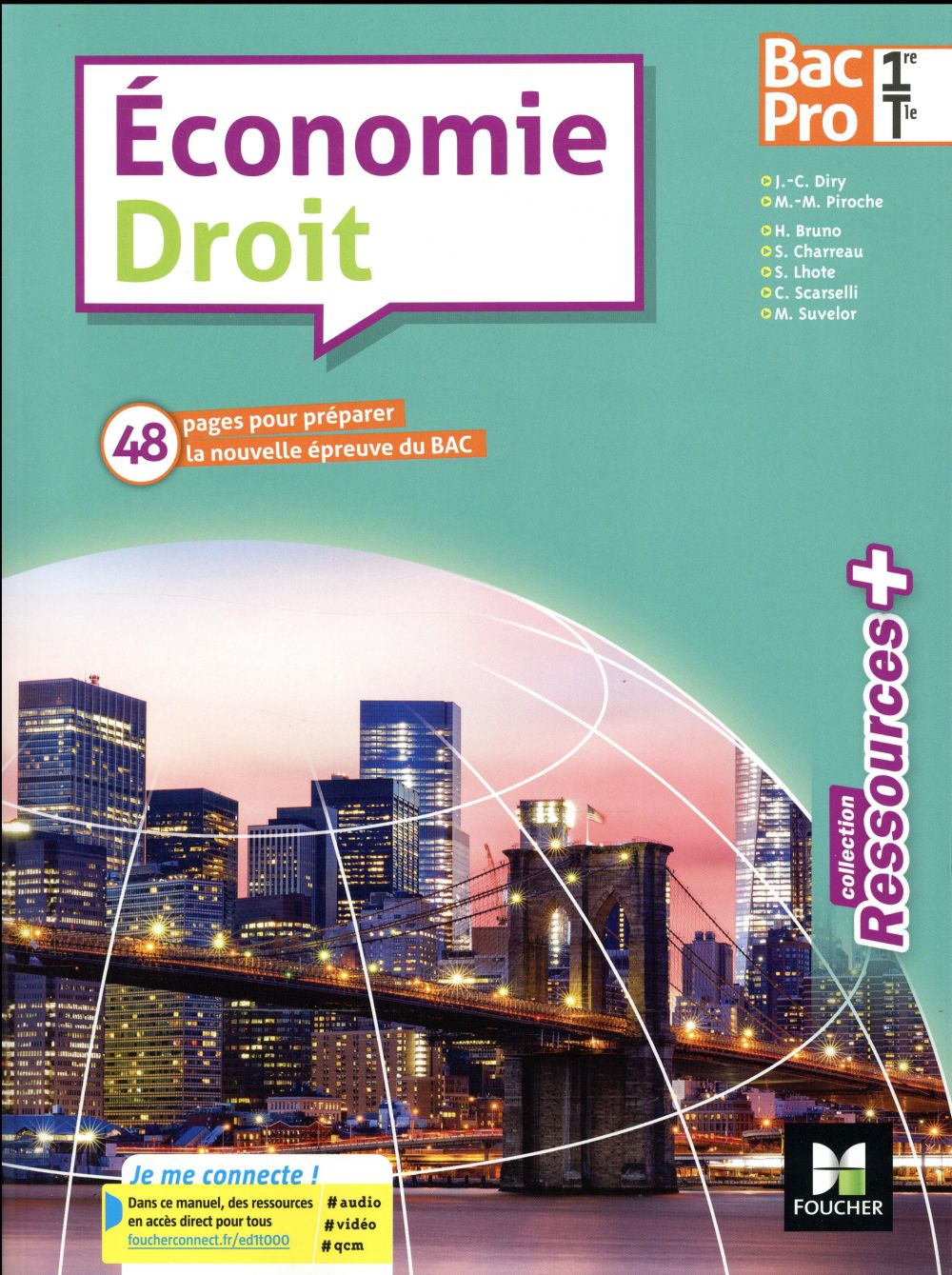 Ressources + : économie-droit ; 1re/tle bac pro ; manuel de l'élève (édition 2017)