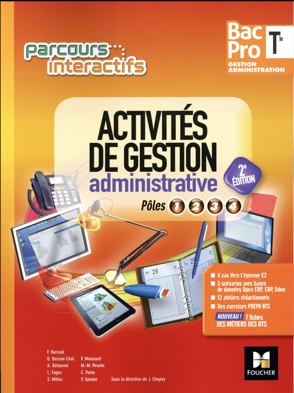 Parcours interactifs : activités de gestion administrative ; terminale bac pro GA ; manuel de l'élève (édition 2017)