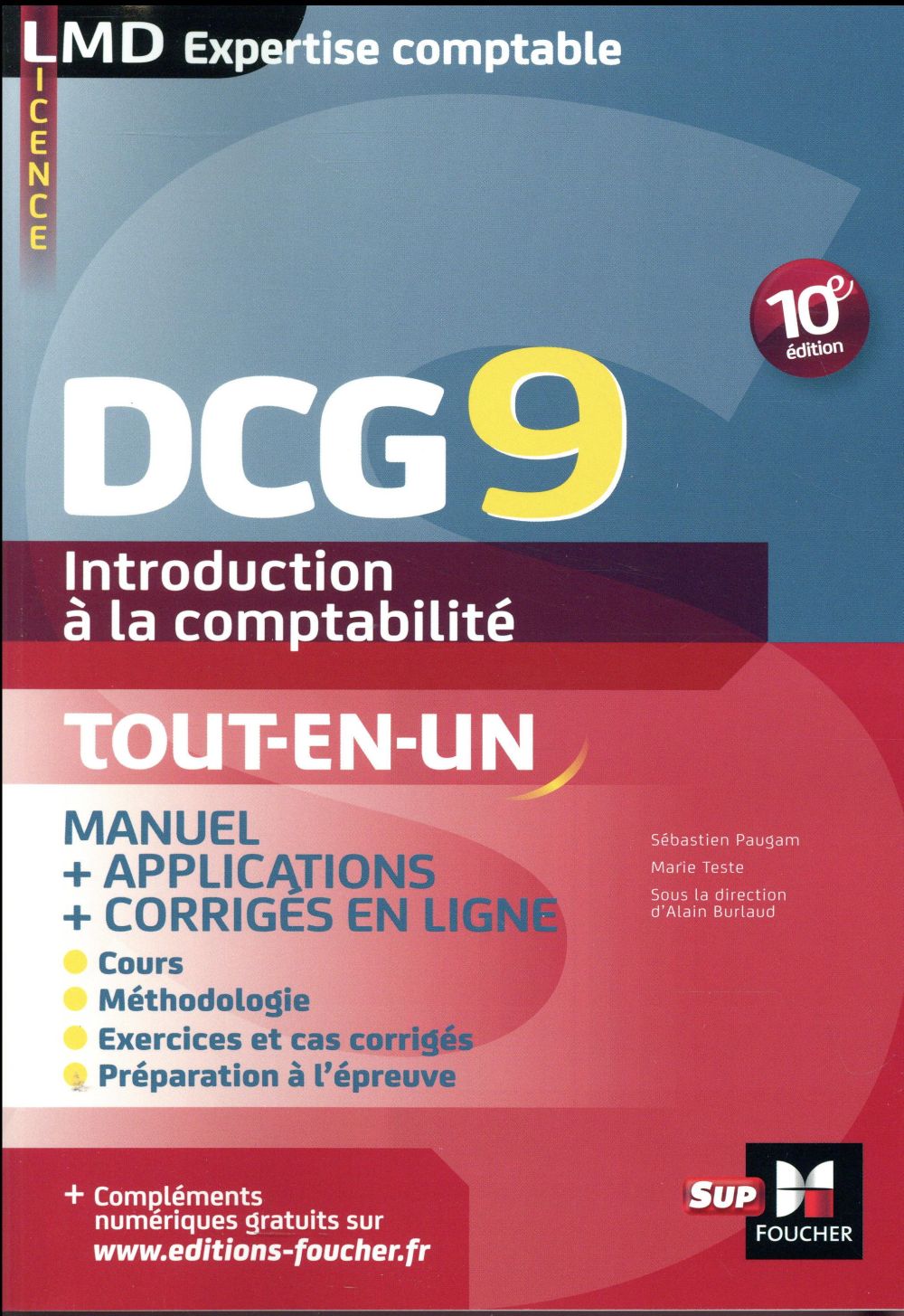 DCG 9 ; introduction à la comptabilité ; manuel (10e édition)