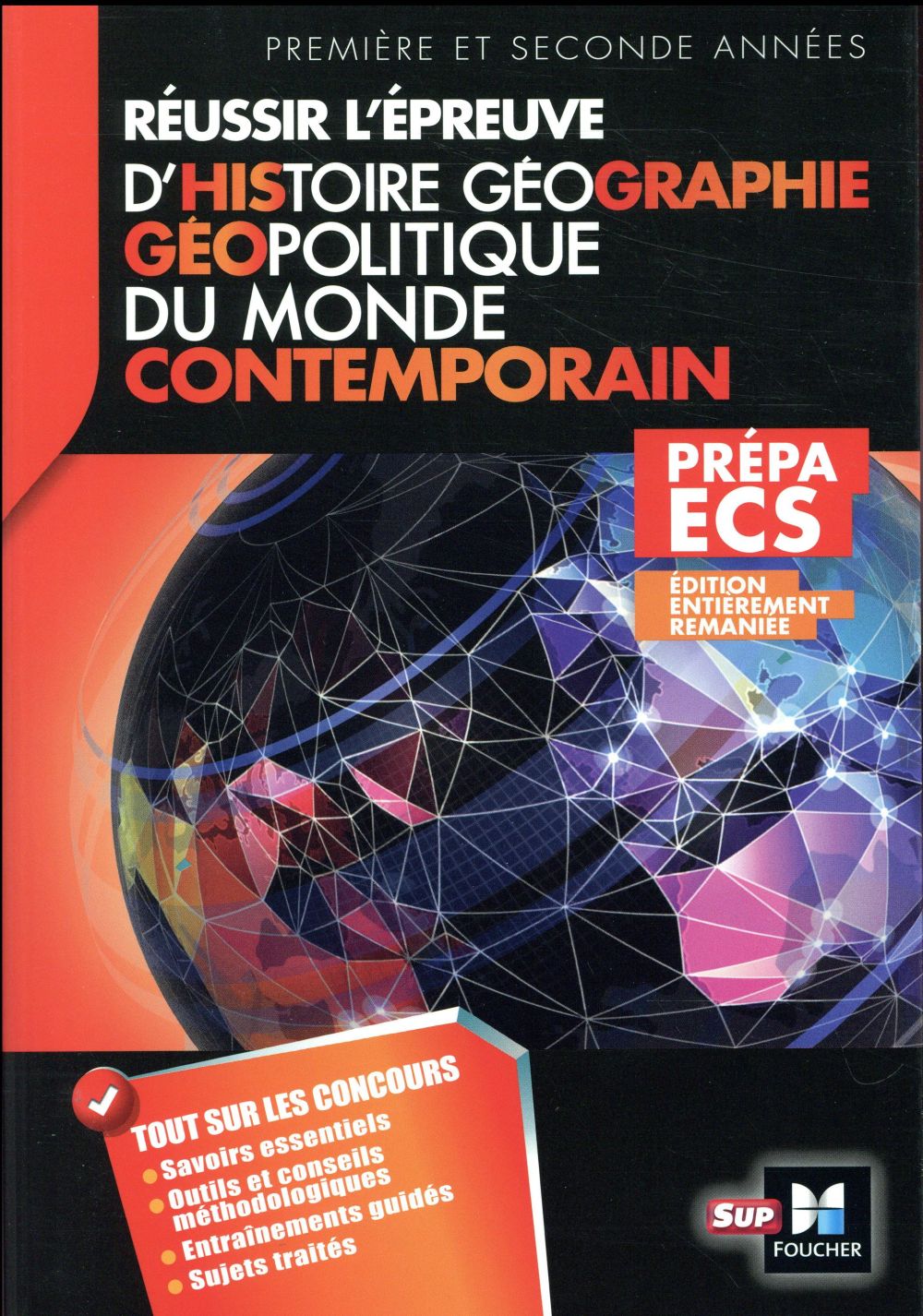 Réussir l'épreuve histoire-géographie ; géopolitique du monde contemporain (3e édition)
