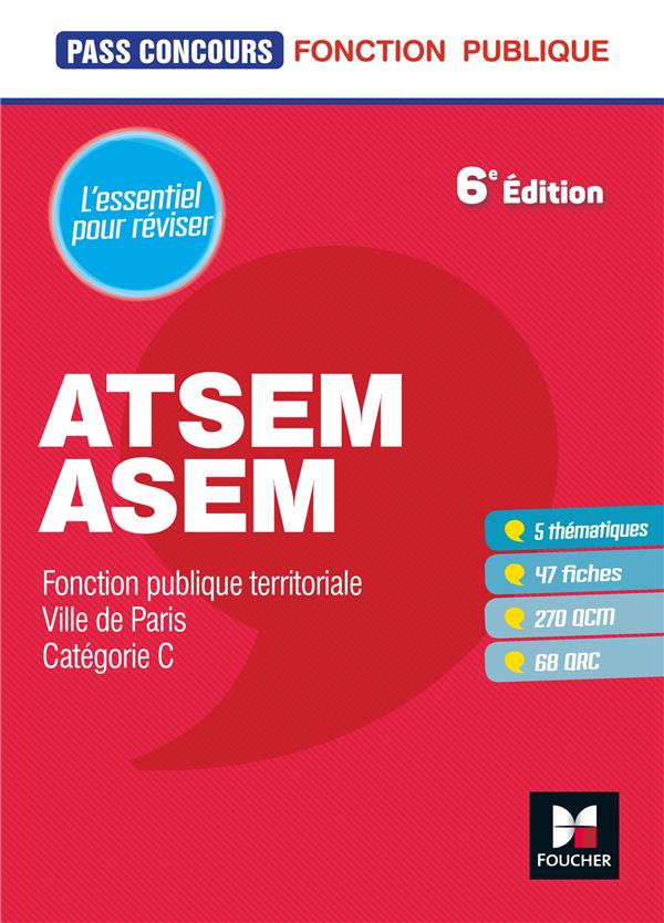 Pass'concours : ATSEM/ASEM ; entraînement et revision