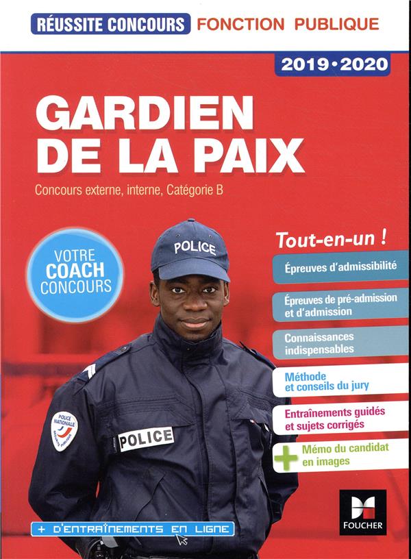 Reussite concours gardien de la paix cat. b 2019-2020 - preparation complete