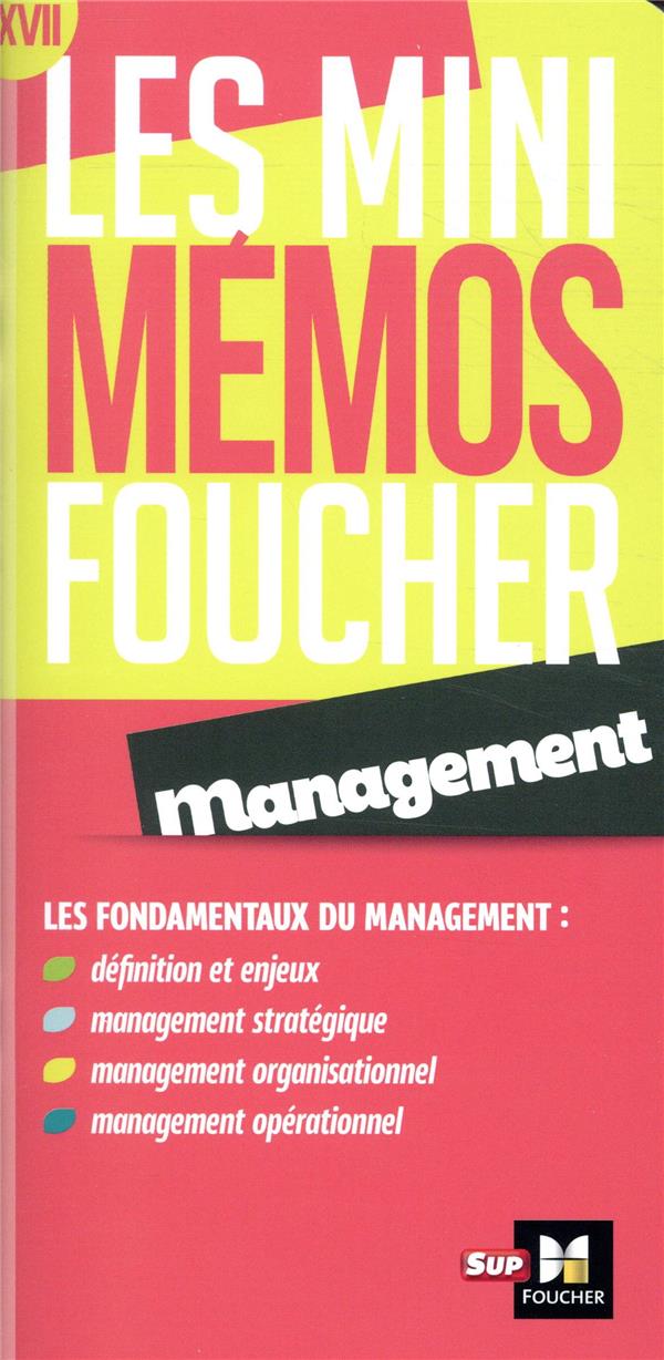 Les mini mémos Foucher : management