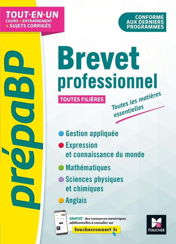Prépa brevet pro : prepabrevetpro - brevet professionnel - toutes les matieres generales - revision et entrainement