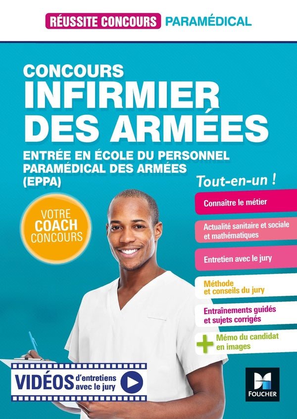 Réussite concours : infirmier des armées ; entrée en école du personnel paramédical des armées (EPPA) ; tout-en-un !