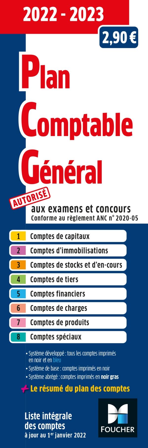 Plan comptable général (édition 2022/2023)