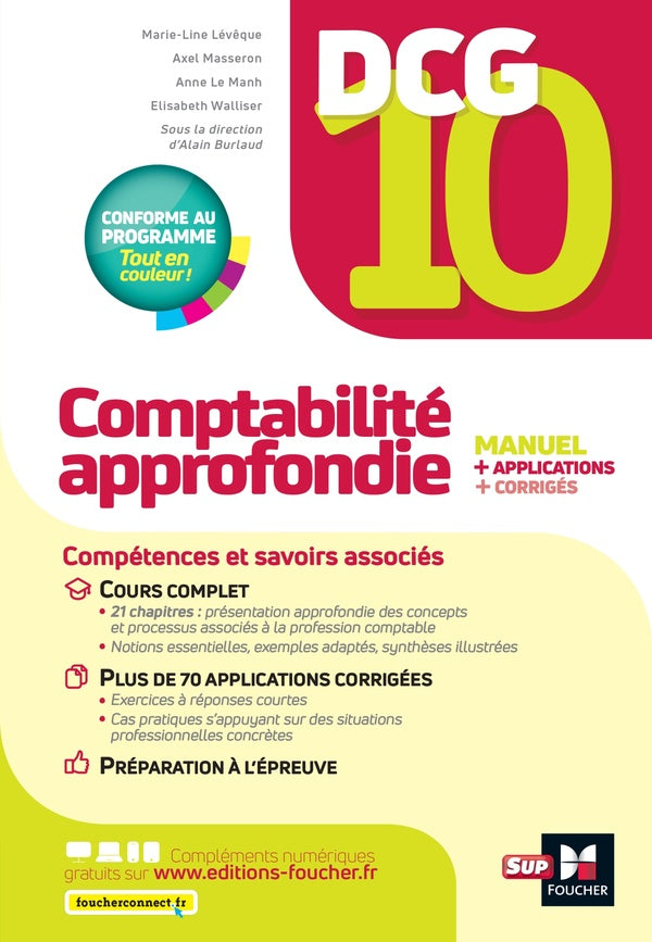 DCG 10 : comptabilité approfondie ; manuel et applications (13e édition)