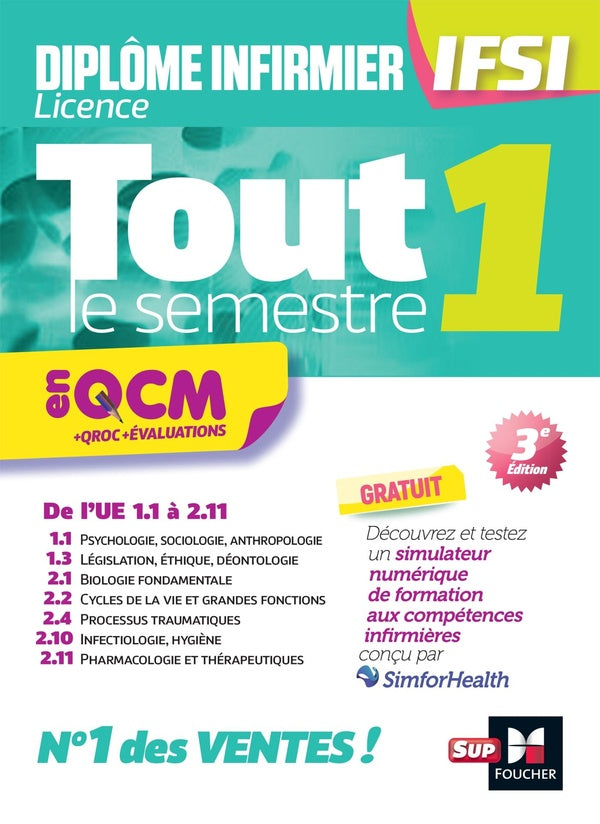 DEI IFSI ; tout le semestre 1 en QCM + QROC + évaluations