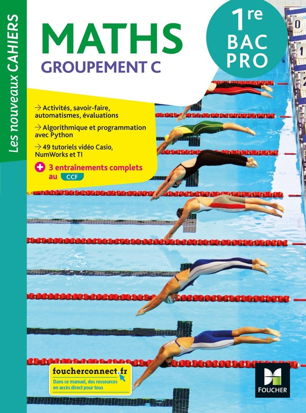 Les nouveaux cahiers : maths ; 1re bac pro C ; livre élève