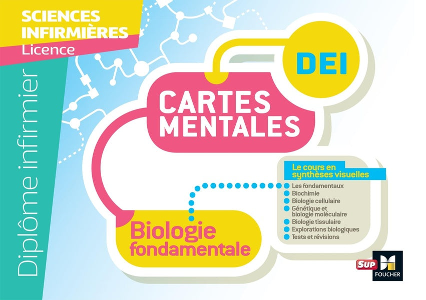 Diplôme infirmier IFSI ; UE2.1 : biologie fondamentale ; cartes mentales