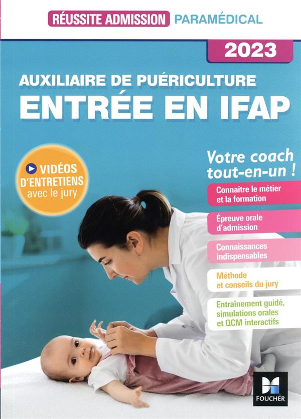 Réussite admission : entrée en IFAP : auxiliaire de puériculture (édition 2023)