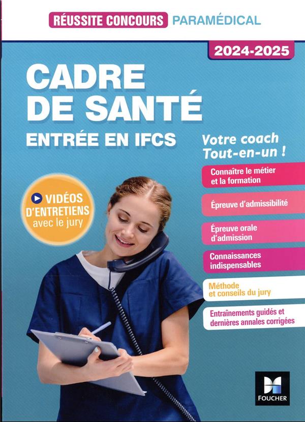 Réussite concours : cadre de santé ; entrée en IFCS ; préparation complète (édition 2024/2025)