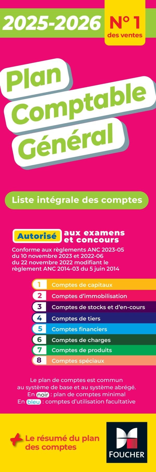 Plan comptable général (édition 2025/2026)