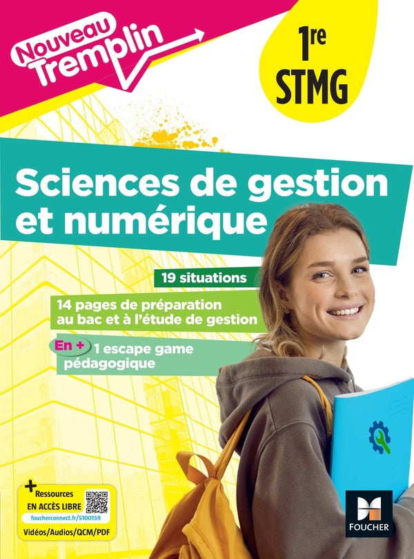 Nouveau Tremplin : Sciences de gestion et numérique ; 1re STMG ; Livre élève