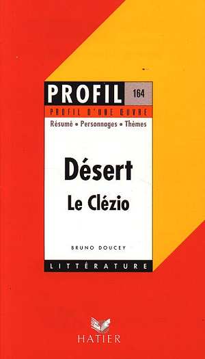 Désert, de J-M G. Le Clézio