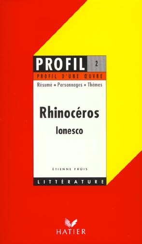 Rhinocéros, d'Eugène Ionesco