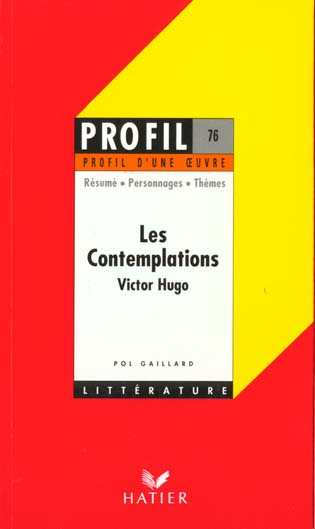 Les contemplations, de Victor Hugo