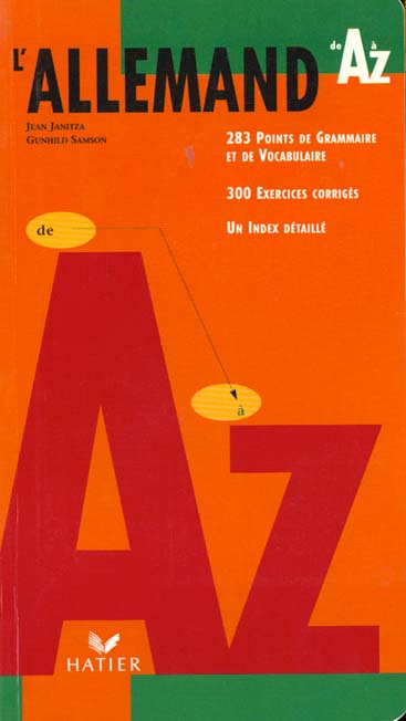 L'allemand de a a z - edition 97