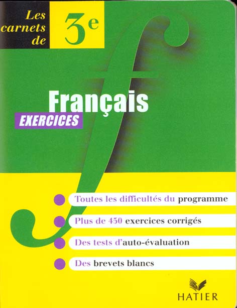Francais - exercices 3e
