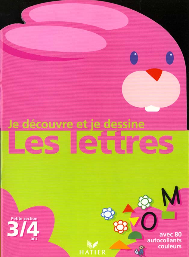 Je decouvre et je dessine les lettres avec lapin