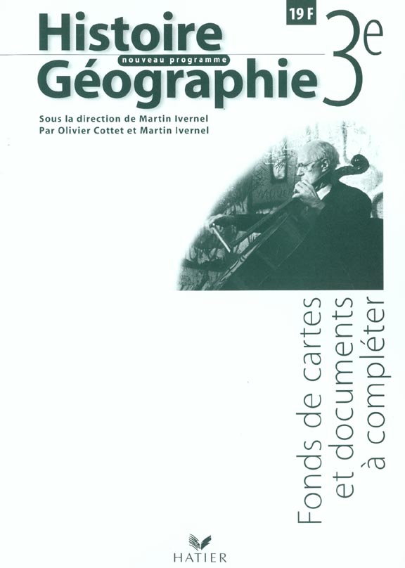 Histoire et geographie 3e ; fonds de cartes (édition 1999)