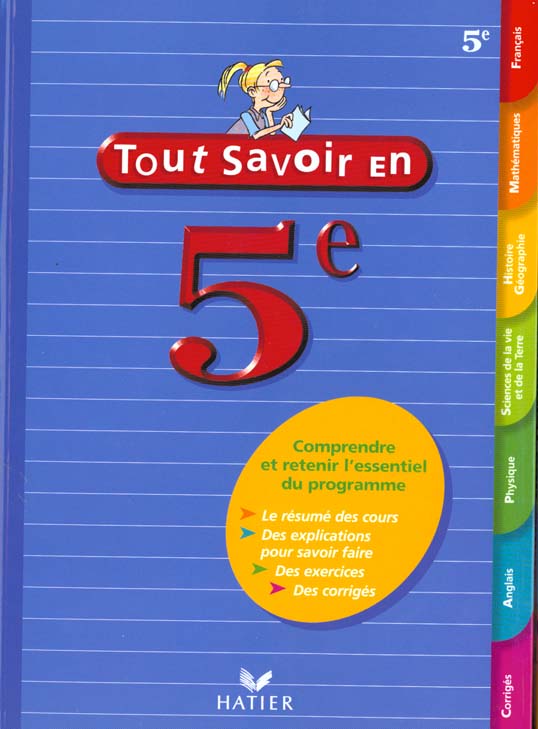 Tout savoir en 5e